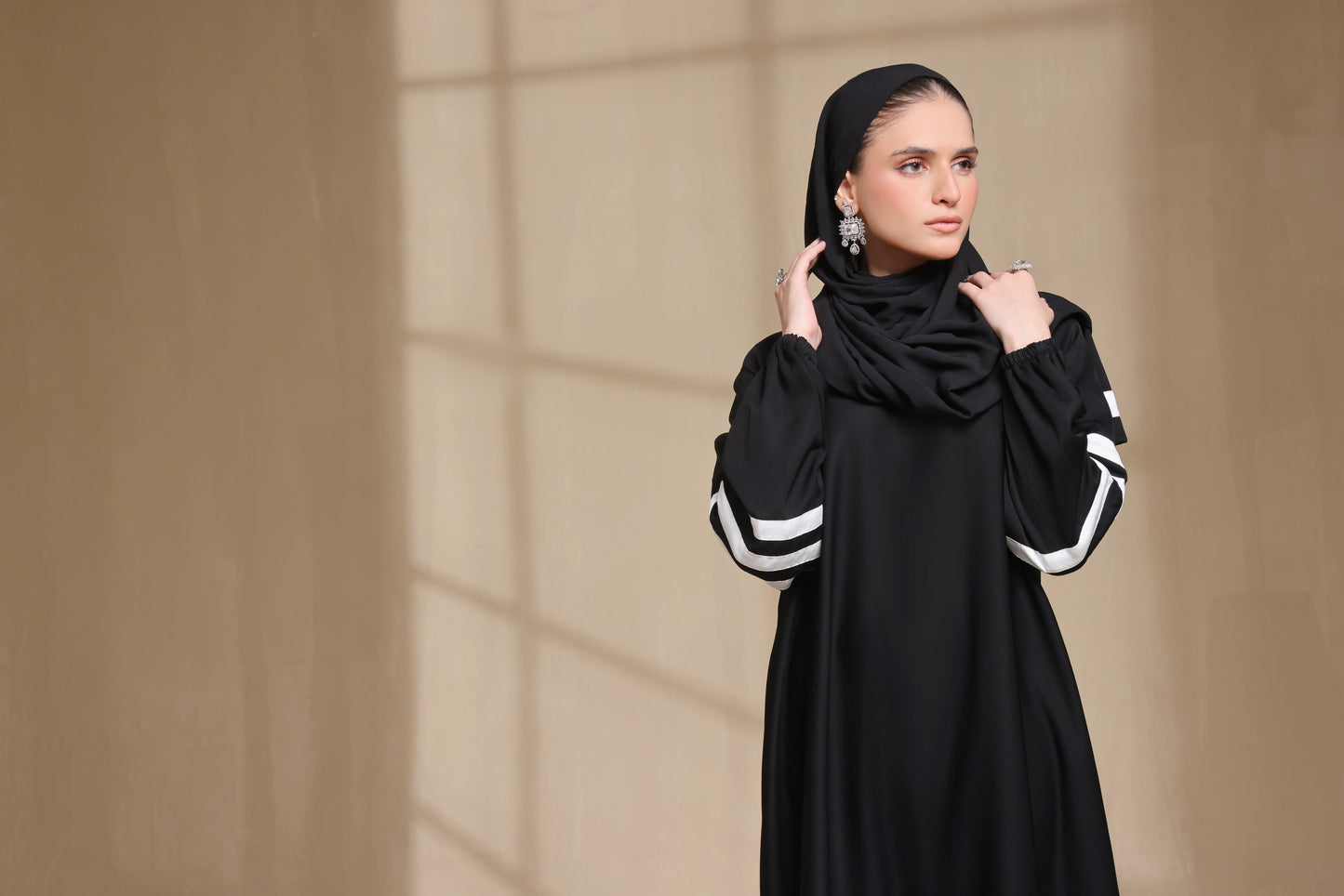 Blaze Black Abaya