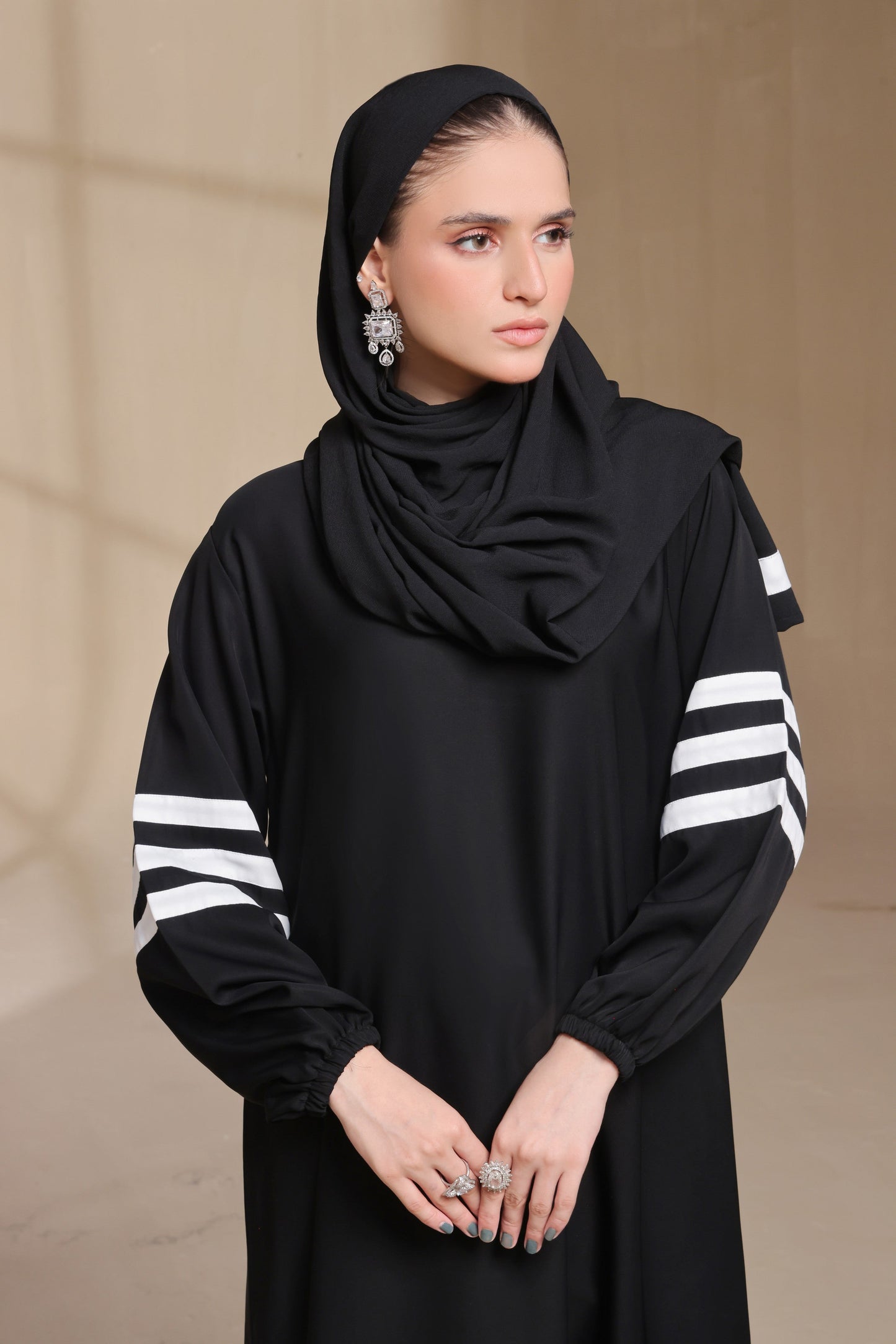 Blaze Black Abaya