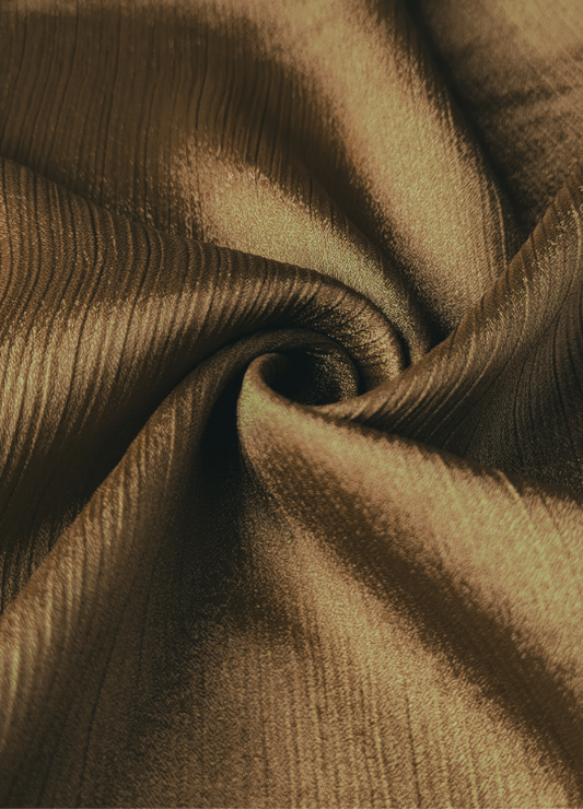 Crinkle Silk Hijabs - Cocoa