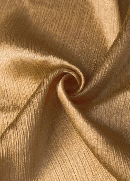 Crinkle Silk Hijabs - Golden