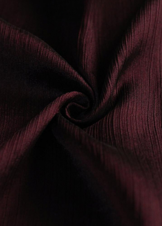 Crinkle Silk Hijabs - Dark Plum
