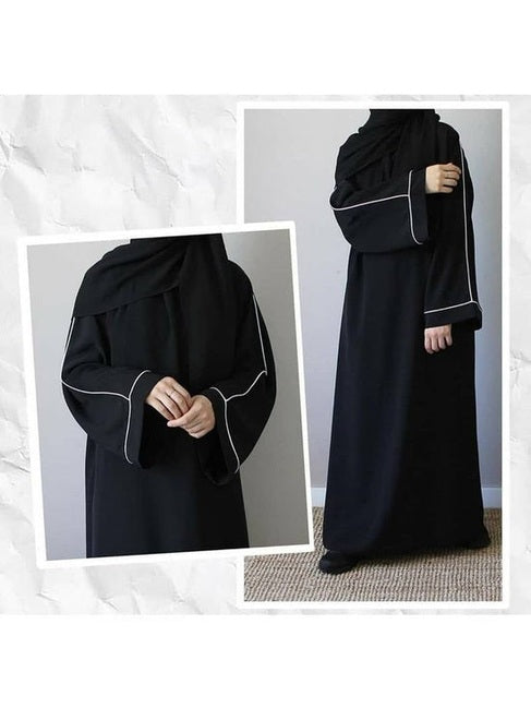 Top Seller Premium Nida Fabric abaya with white lining ( FREE SHIPPING)