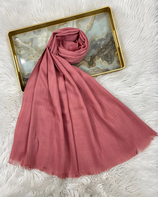 Turkish Lawn Hijab - New Pink