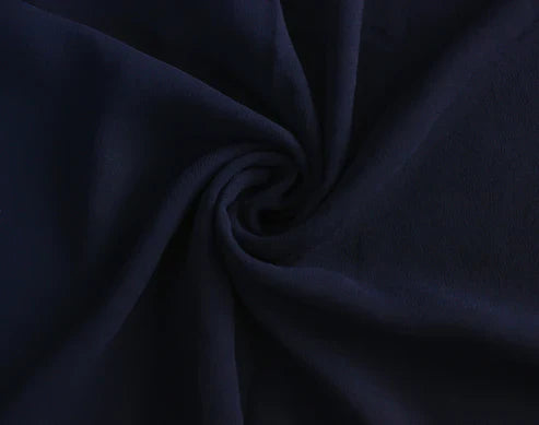 Georgette - navy blue