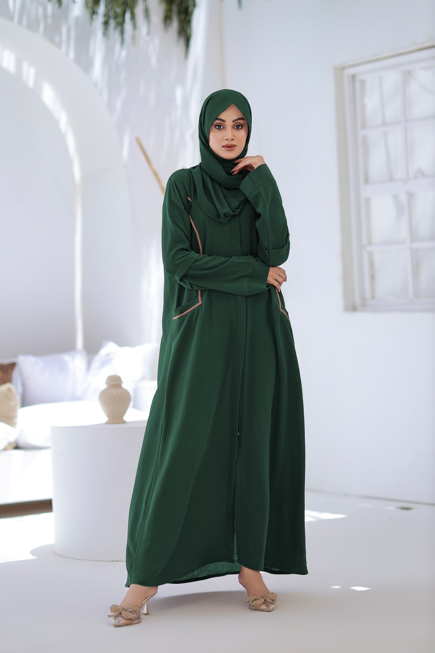 Rajiya Green Abaya