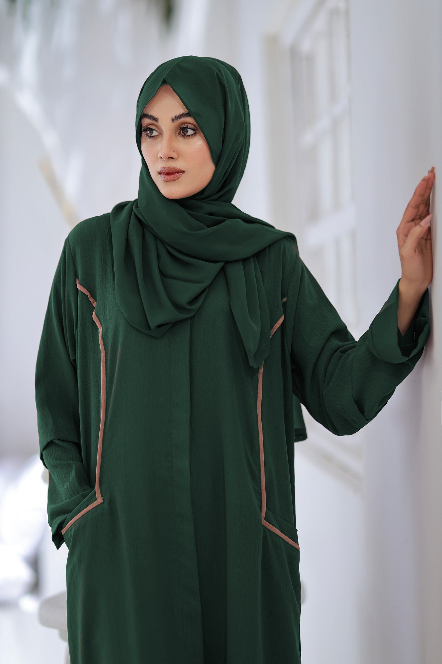 Rajiya Green Abaya