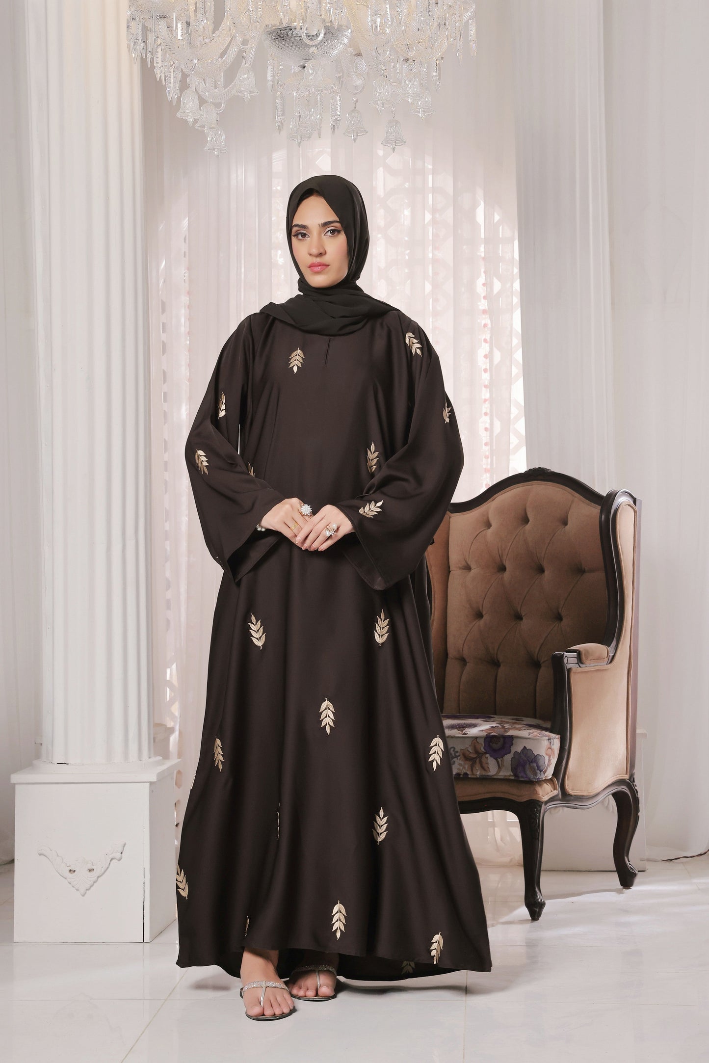 Zohra Brown Abaya