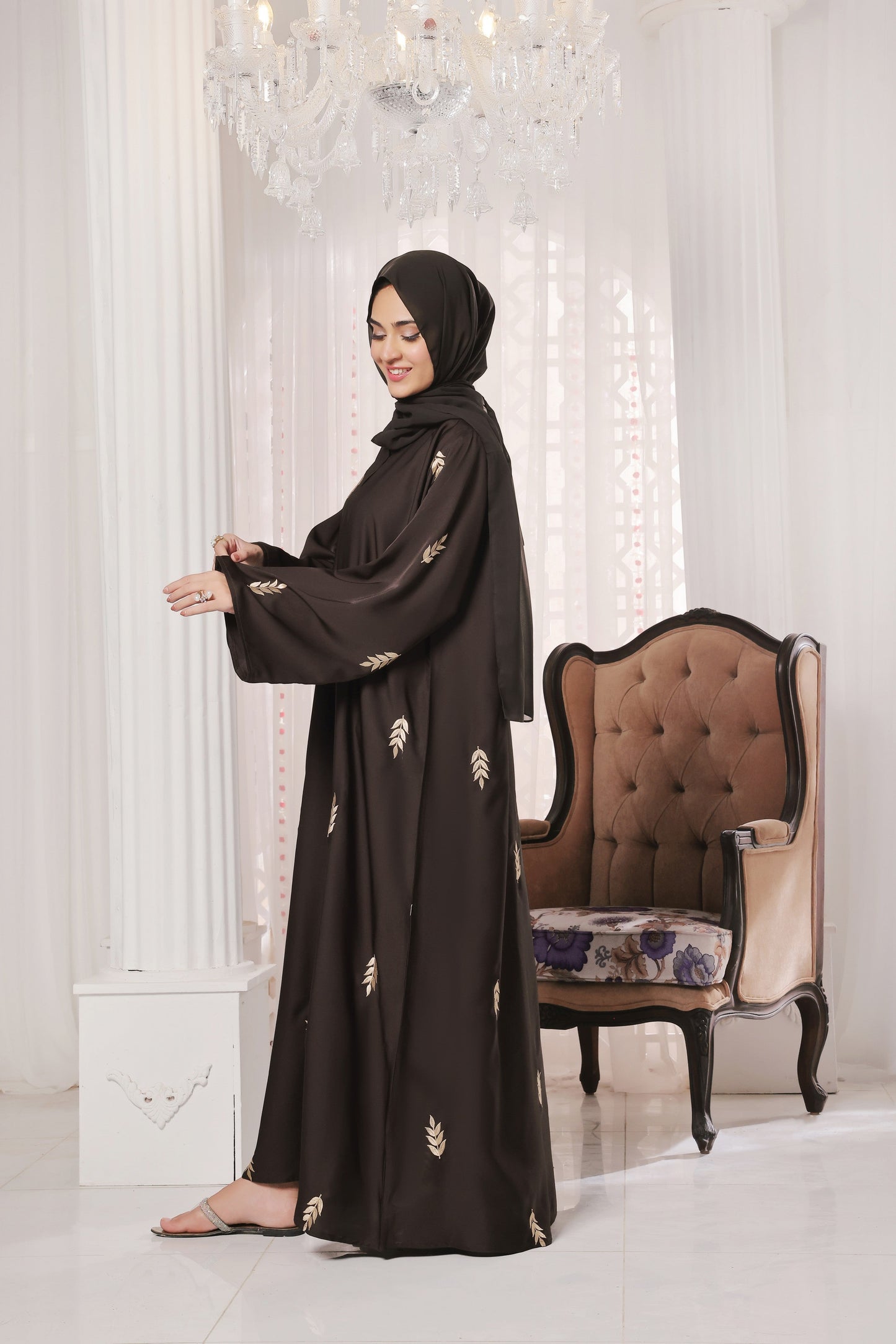Zohra Brown Abaya
