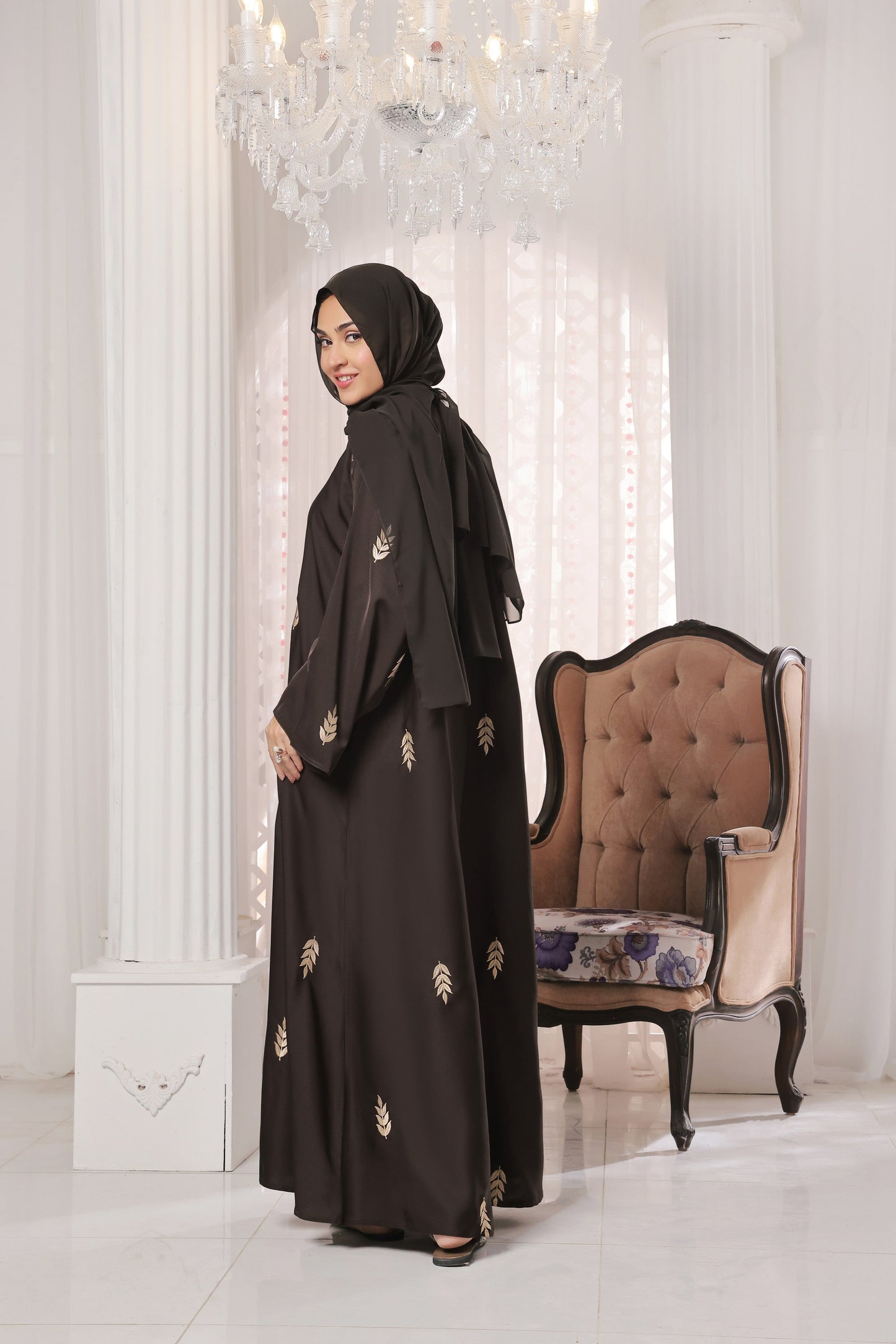 Zohra Brown Abaya
