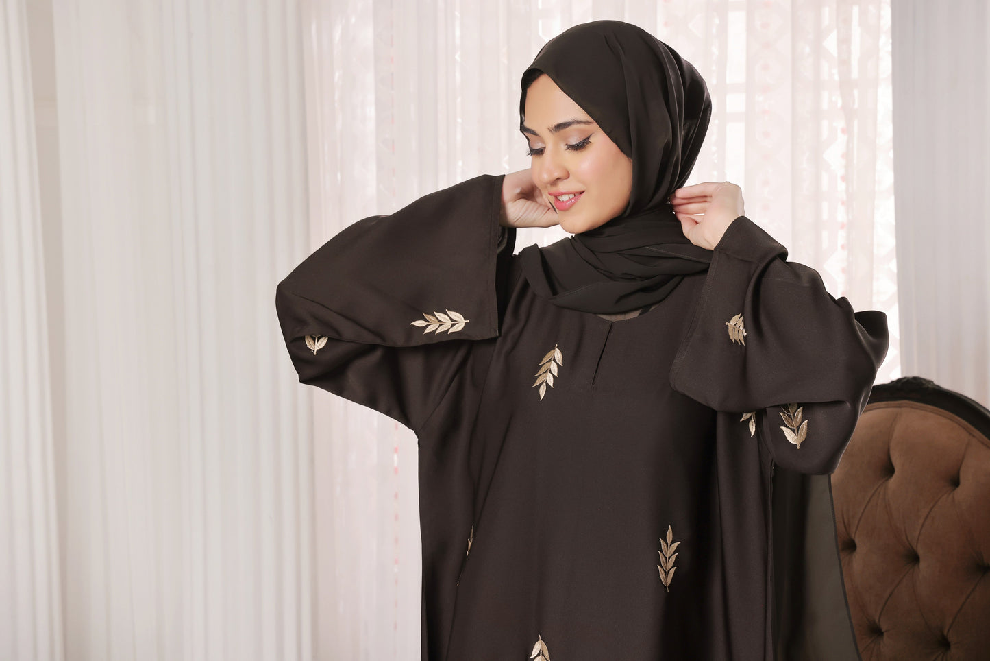 Zohra Brown Abaya
