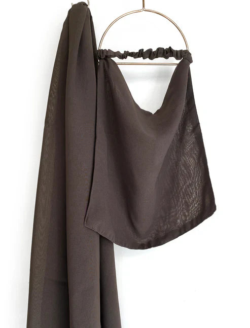 Niqab & Hijab Set -Pebble