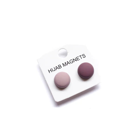 Matte Hijab Magnets (Circle) - Sierra