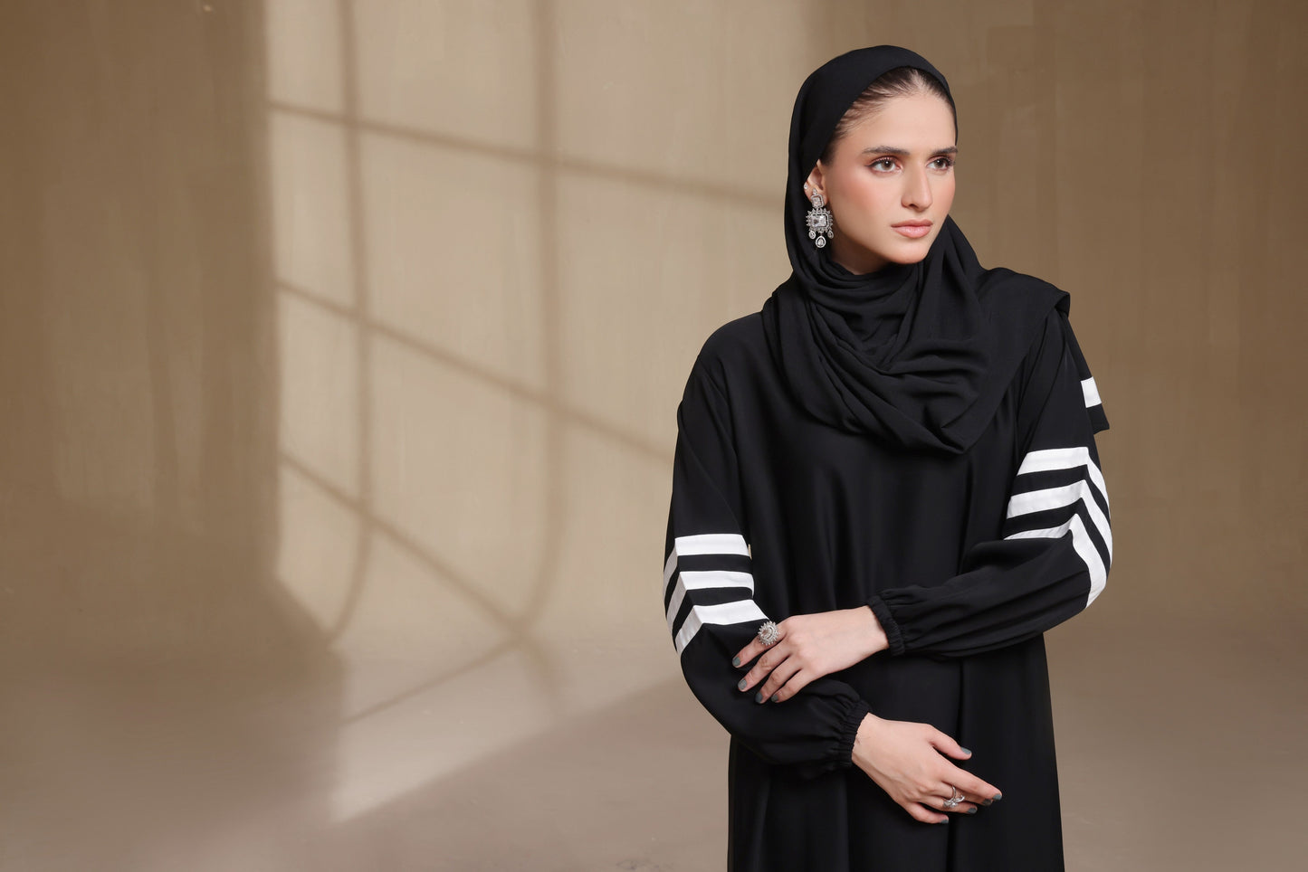 Blaze Black Abaya