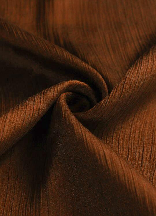 Crinkle Silk Hijabs - Hazlenut