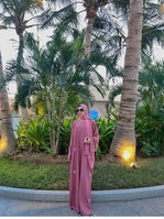 Trending HandWork Bow Abaya Premium Quality with Matching Scarf( Limited Stock +  FREE SHIPPING NOW)