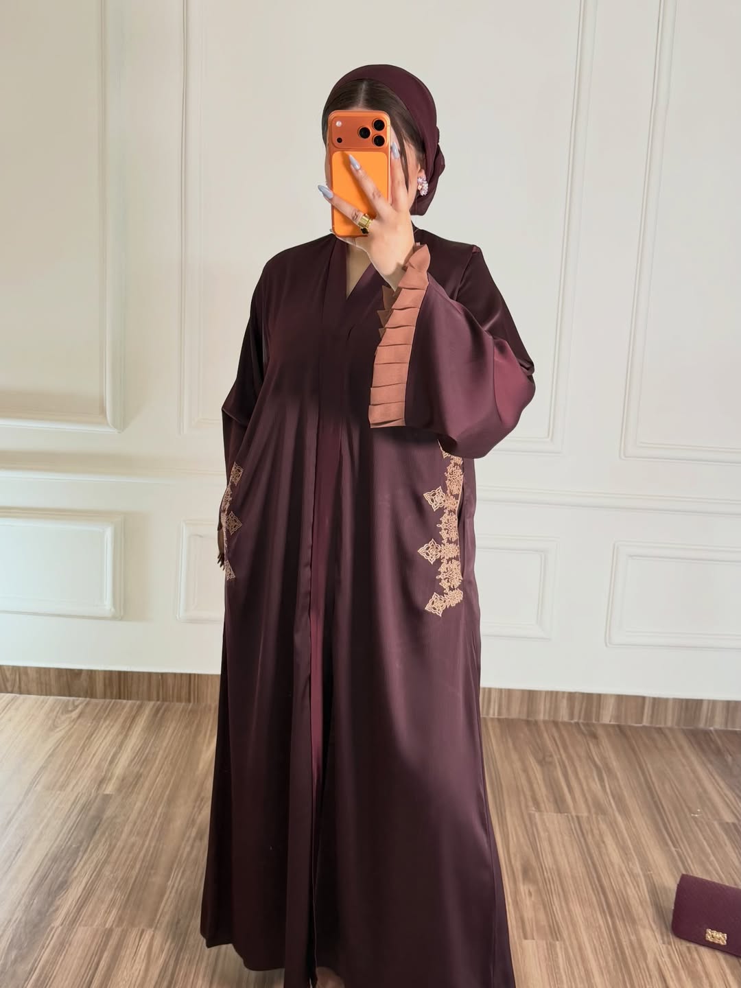 Royal Plum Premium Abaya