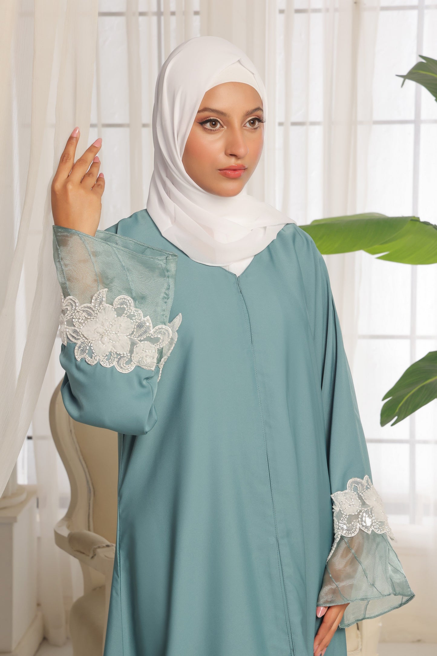 Blossom Mist Abaya