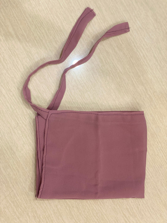 Half Tie Back Niqab Pink