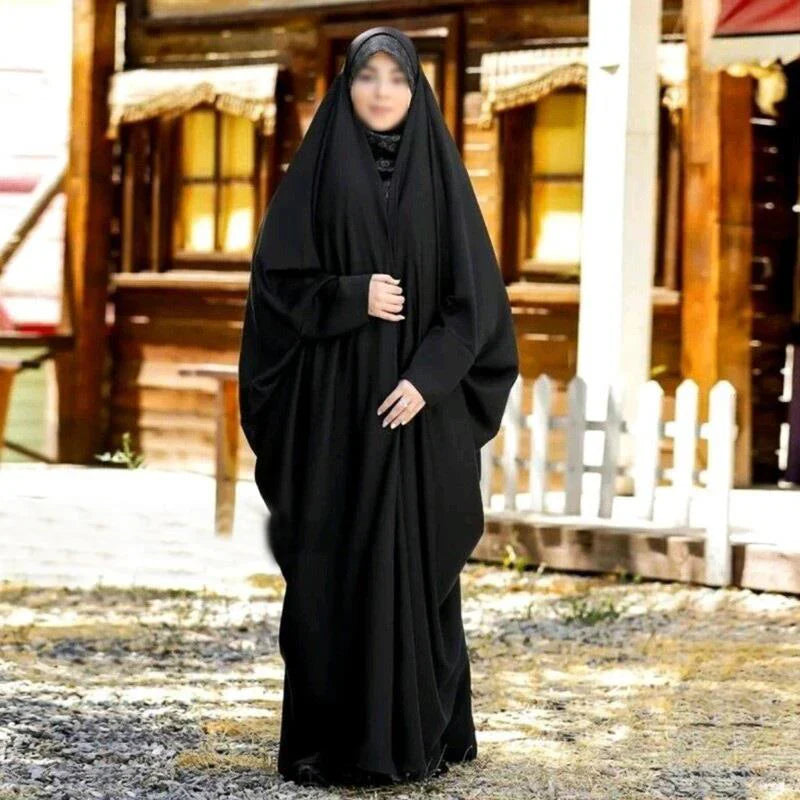 Zipper Irani Chadar with Sleeves ( High Quality Improted Nida Fabric)