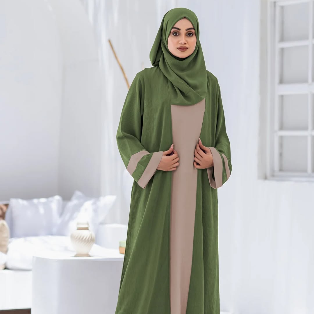 Mubina Green Premium Abaya