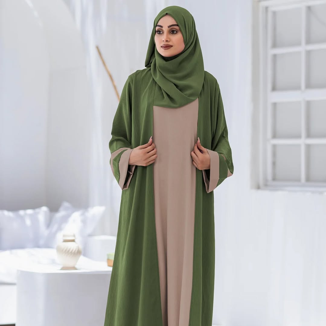 Mubina Green Premium Abaya