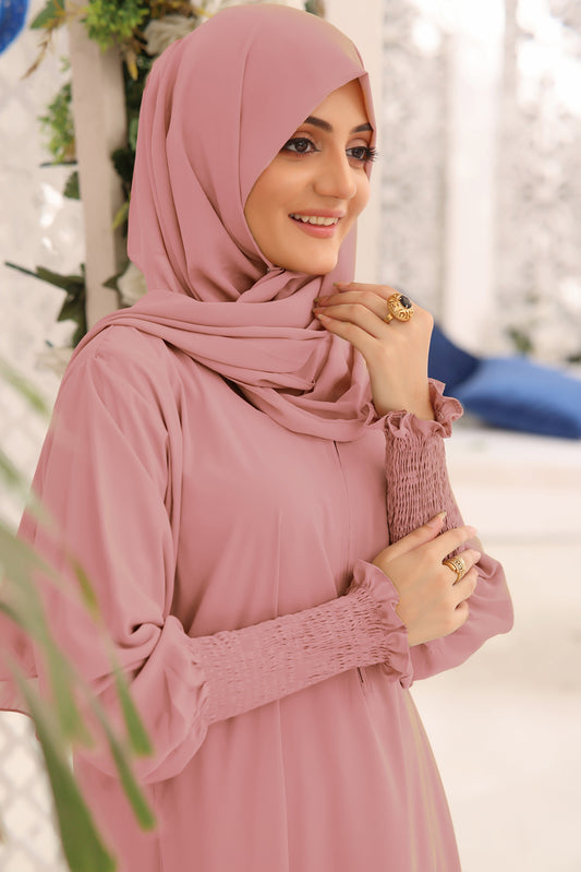 Pink Marwa Abaya