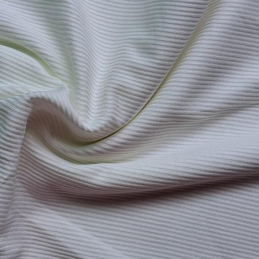 Ribbed jersey Hijabs White